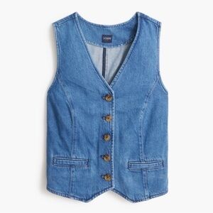J Crew Denim Vest